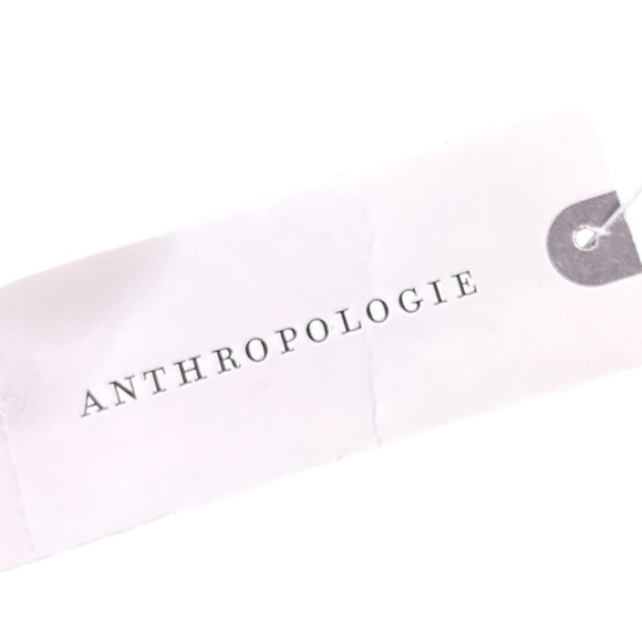 Anthropologie Blue & Red Poppy Knee-Length lined Pencil Skirt back Slit size 4 - Picture 9 of 11